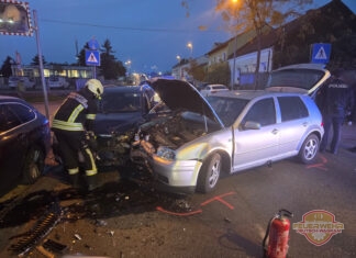 Verkehrsunfall mit Betriebsmittelaustritt