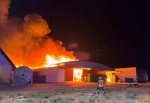 Großbrand in Mannsdorf