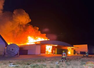 Großbrand in Mannsdorf